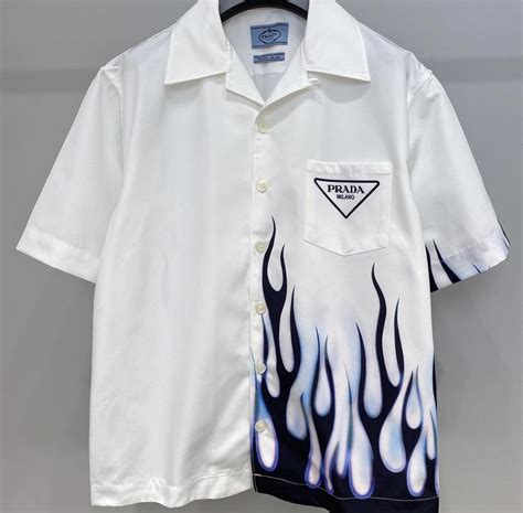 prada shirt flame